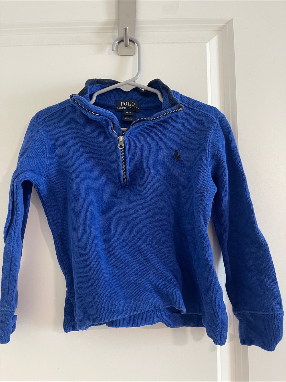 Polo by Ralph Lauren Blue Zip-Neck Sweater